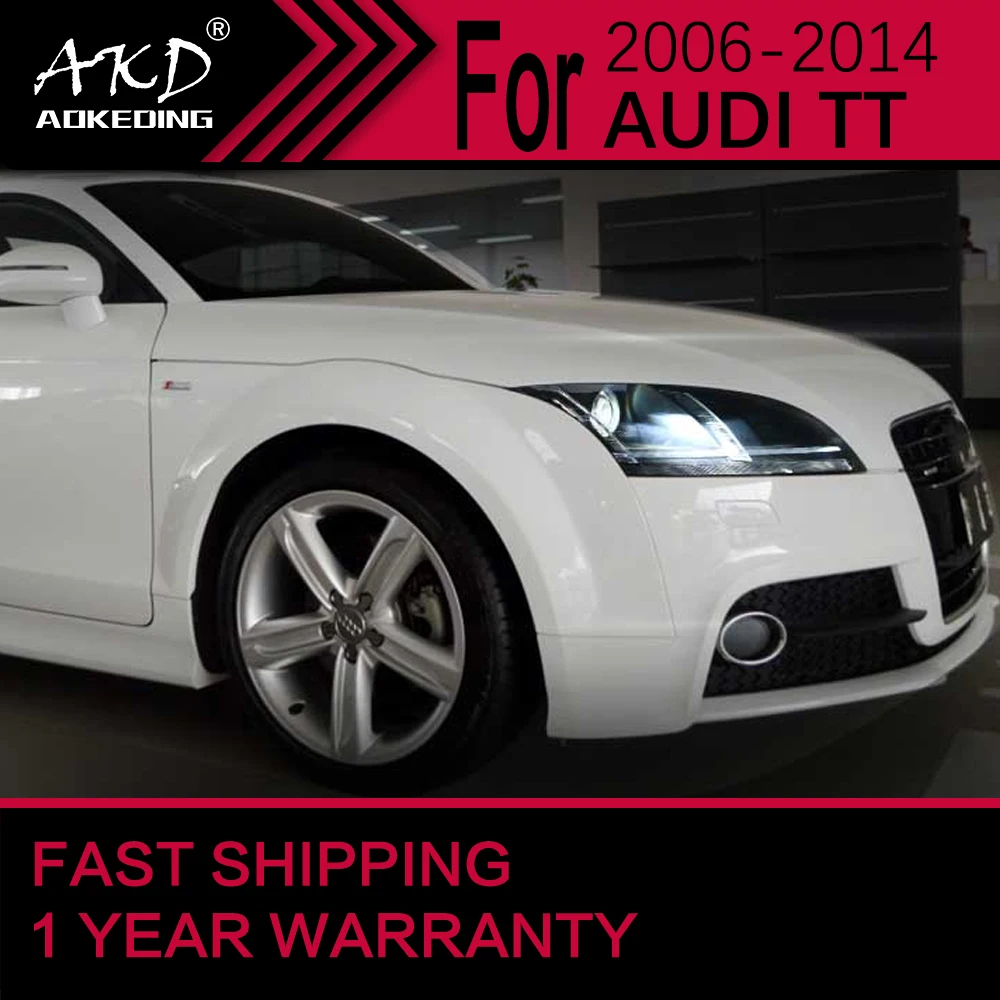 

Car Lights for Audi TT LED Headlight 2006-2014 TT Head Lamp Drl Dynamic Signal Projector Lens Automotive Accessories