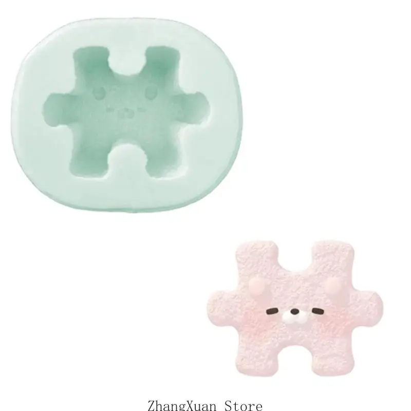 Flexible Kerzenherstellungsform, Cartoon-Puzzle-Silikonform zur Herstellung von Kerzenseife, 3 x – Detail 10
