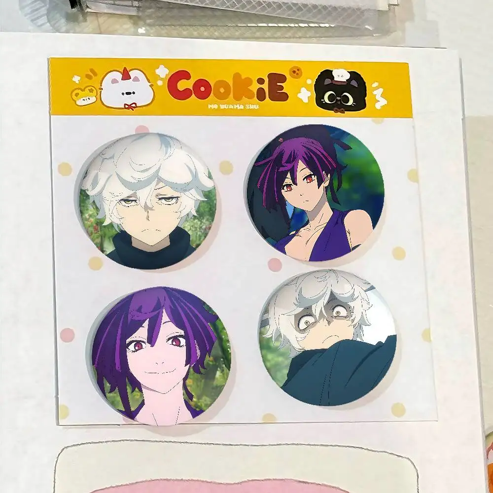 دبابيس طية صدر السترة المستديرة المميزة من كارتون هيلز بارادايس: دبابيس شارة لطيفة لملحقات حقيبة الكتف والهدايا التذكارية #4