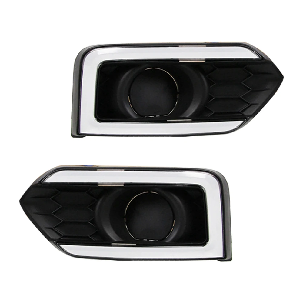 

LED Daytime Running Light Fog Lamp For Honda City 2017-2018 Auto Vehicle Turn Signal Indicator lamp Car Accessories