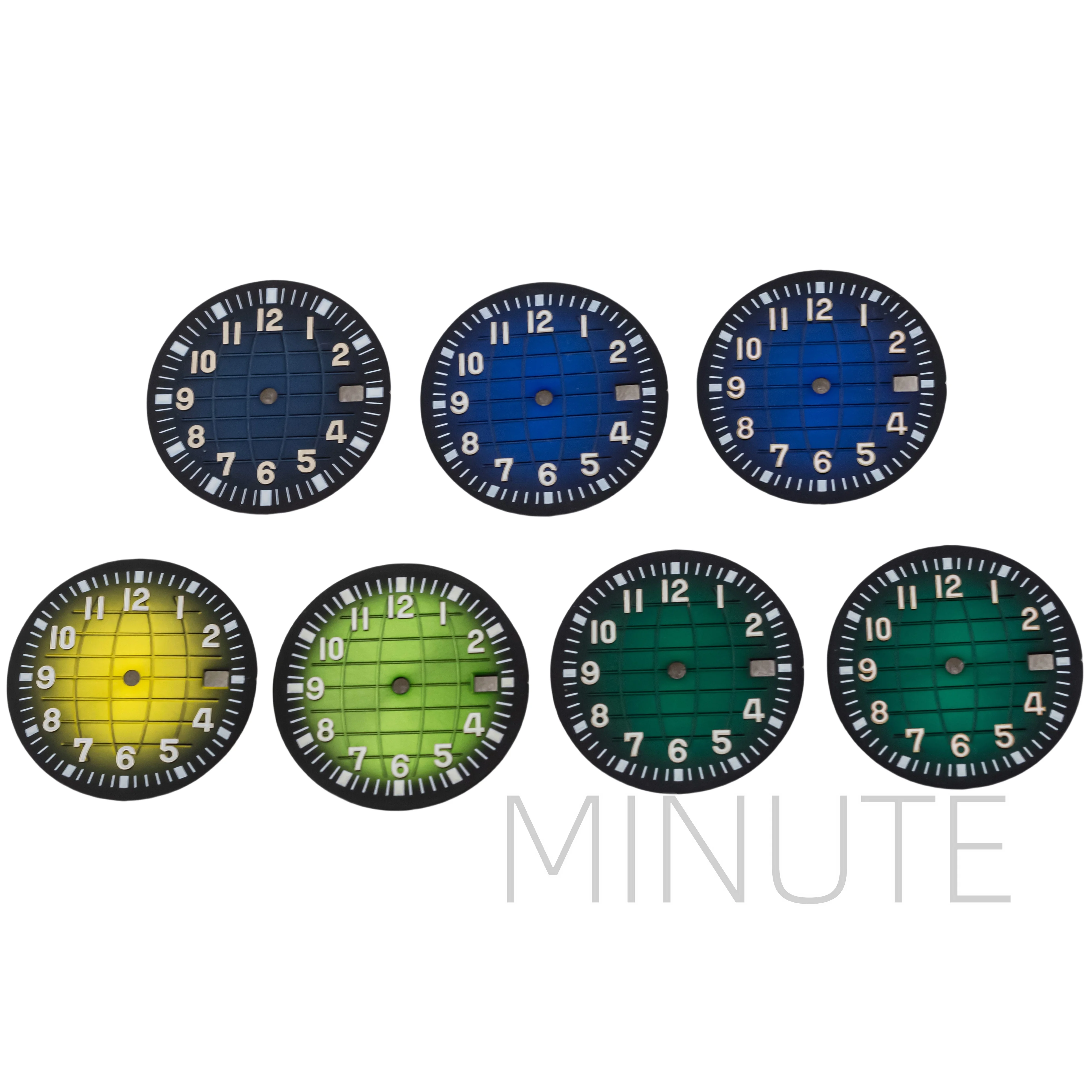 Cadran de montre NH35 avec aiguilles de 32mm, pour AQUANAUT Nautilus, pièces de rechange, cadran de montre pour mouvement automatique NH34 NH35 NH36