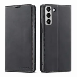 Leather Wallet Case For Samsung Galaxy S22 S21 S20 Ultra FE Plus S10 S9 S8 S7 Edge S10E S 10 Luxury Magnetic Flip Silicone Cover