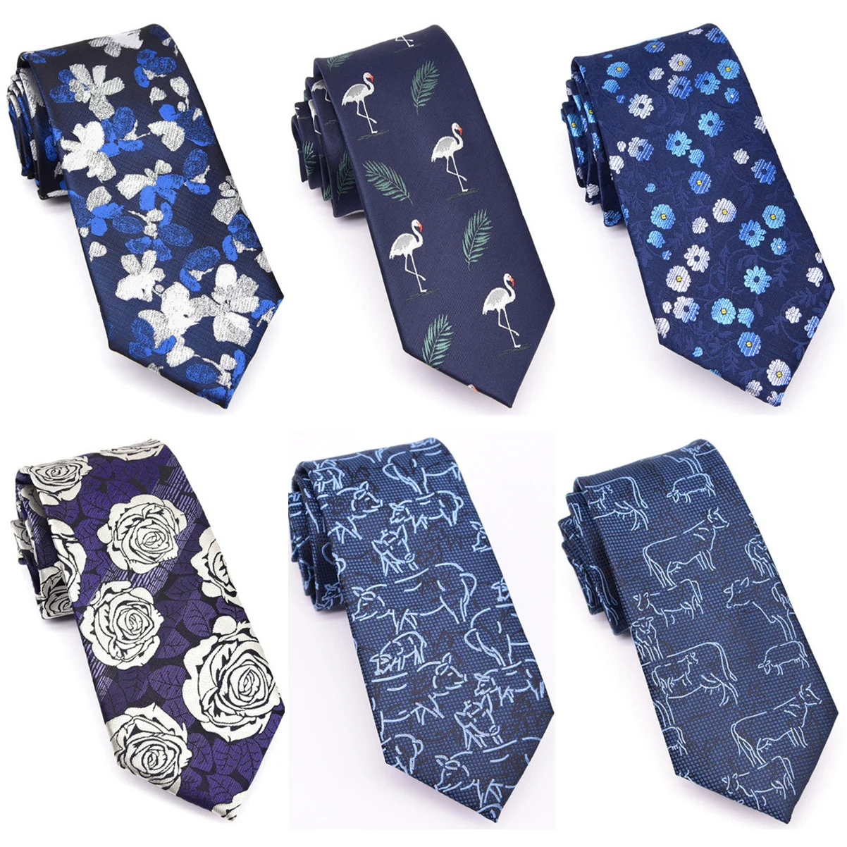 Mens Ties 1200-PIN 8CM 3.15in Floral Wedding Accessories for Men Women Gravata Corbata Regalos Para Hombres Accessoires Homme