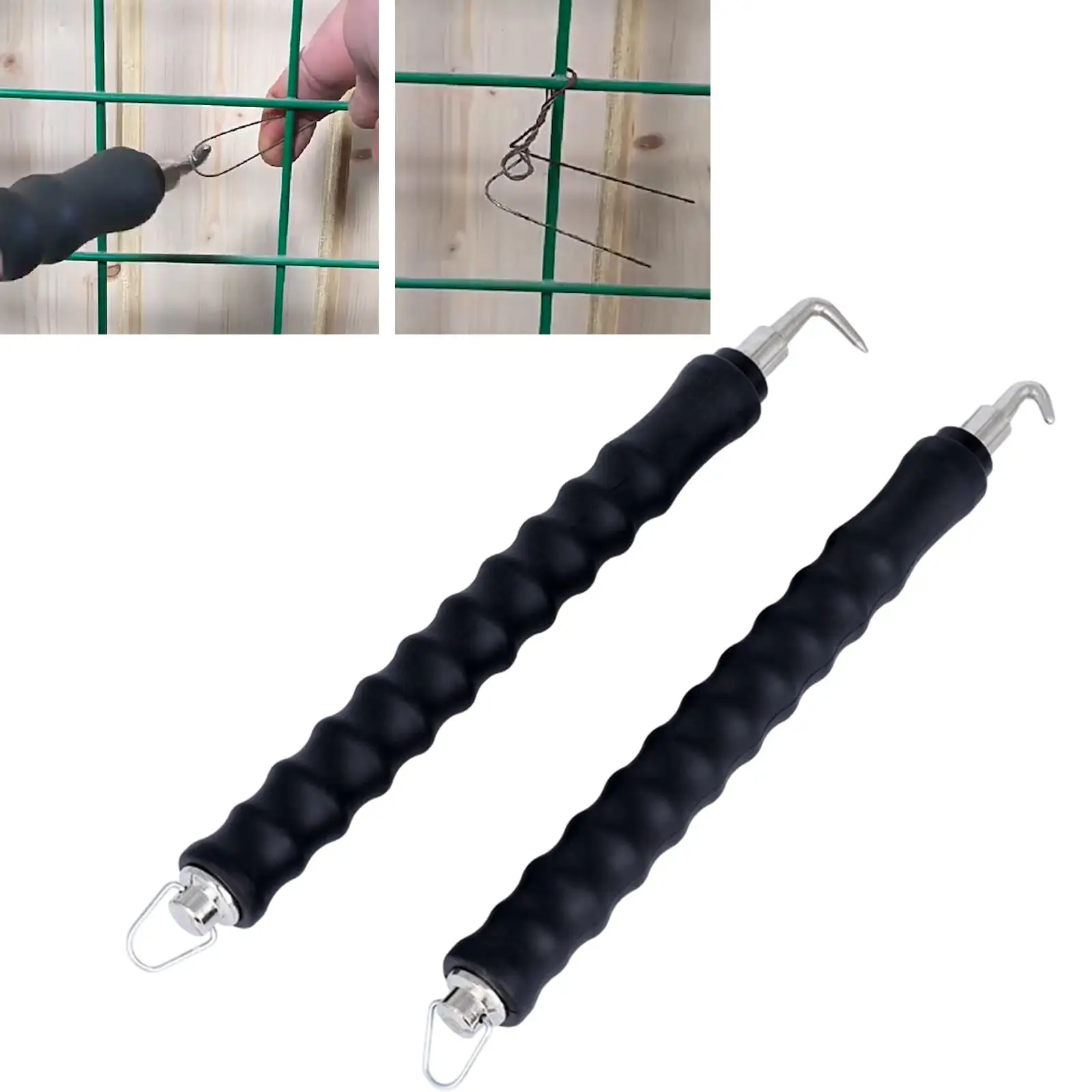 Concrete Wire Pull Tie with Rubber Handle Black Replaces Professional Automatic
