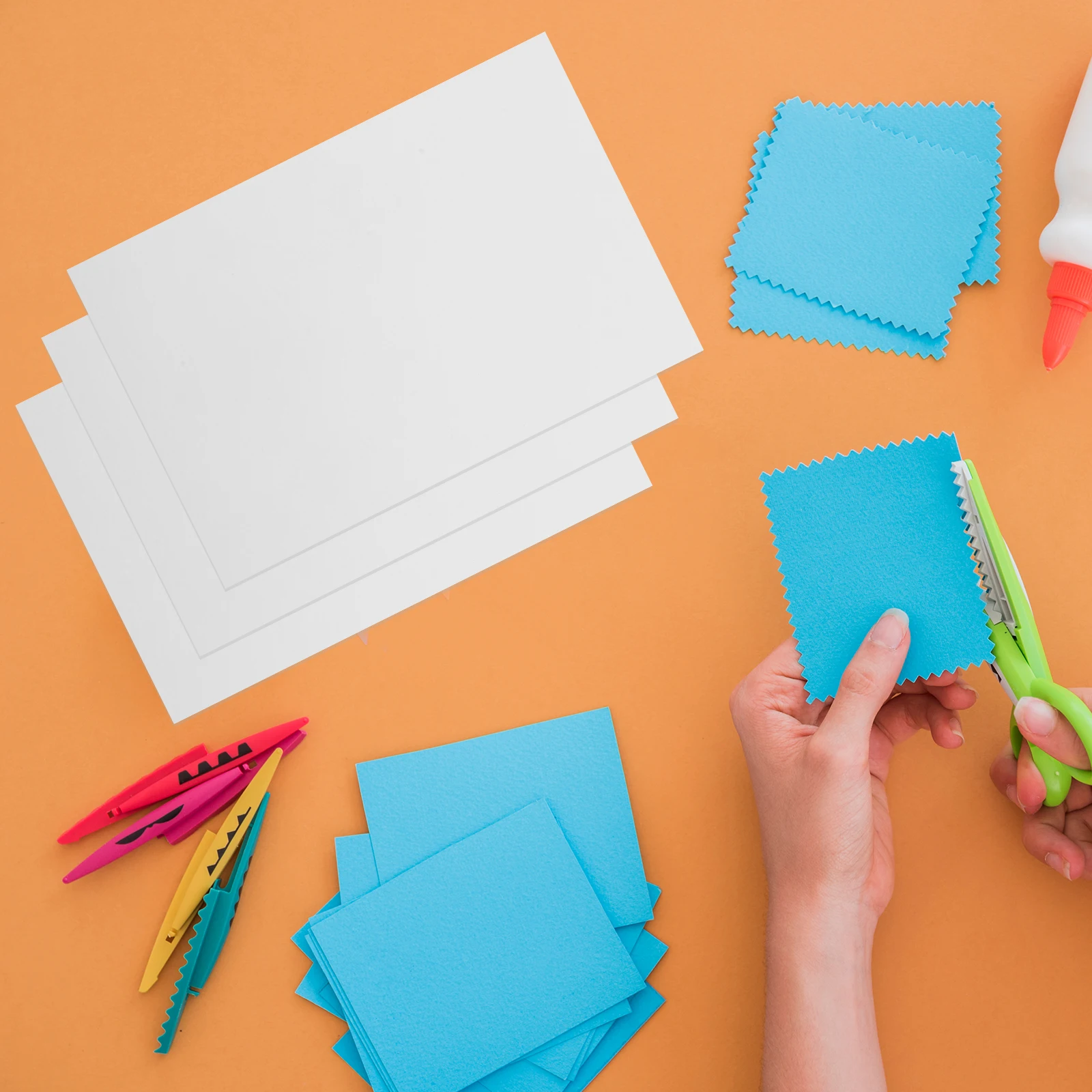 100 Pcs Cardboard Crafting Paper Cardmaking Supplies Cardstock for Blank Business Diy Greeting Invitations