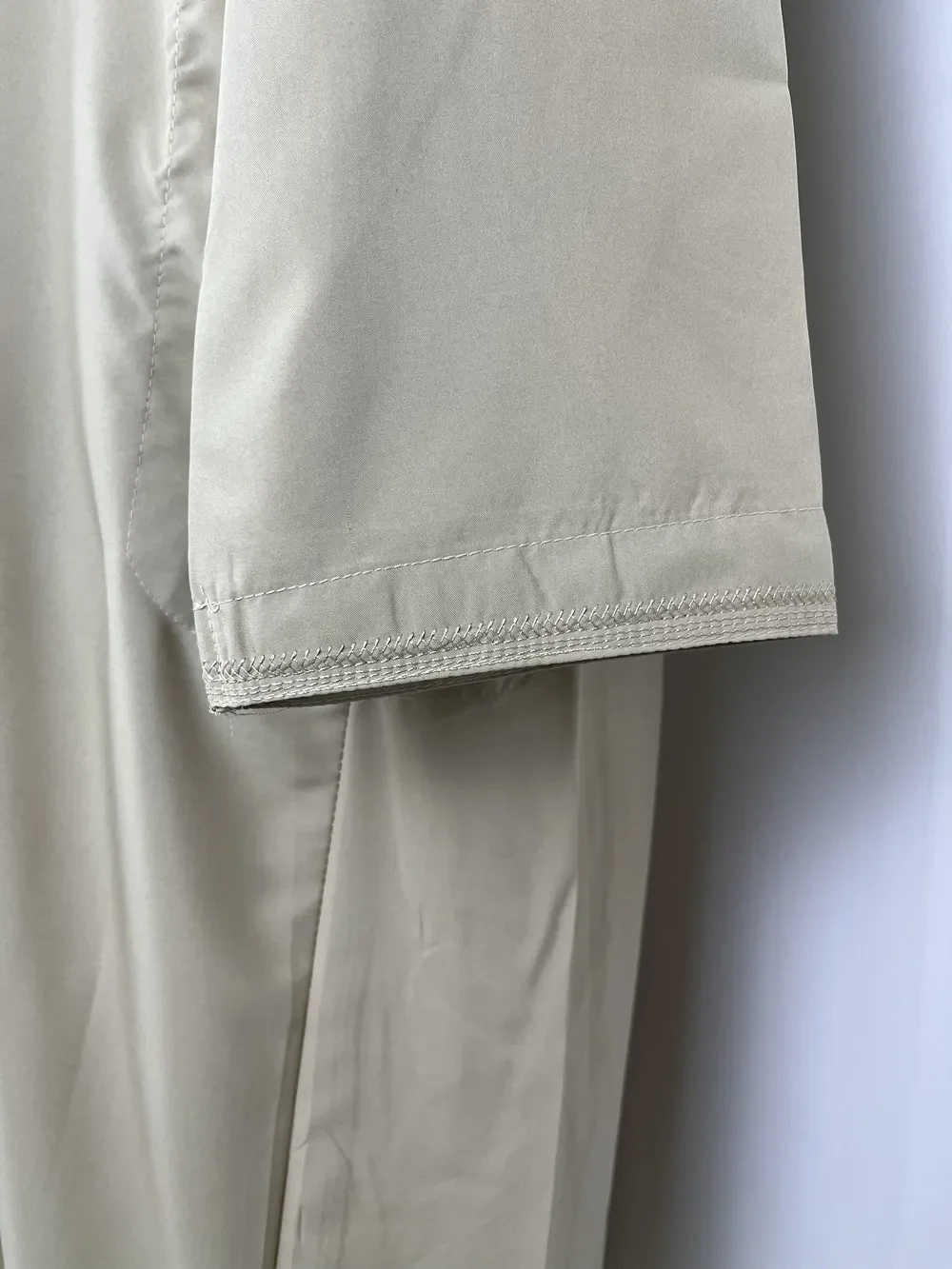 الشرق الأوسط العربية قفطان الرجال ملابس مسلمة الصلبة طويلة الأكمام الجولة الرقبة الجلباب السببية فضفاضة الرجال جوبا ثوب الأزياء الوطنية #6