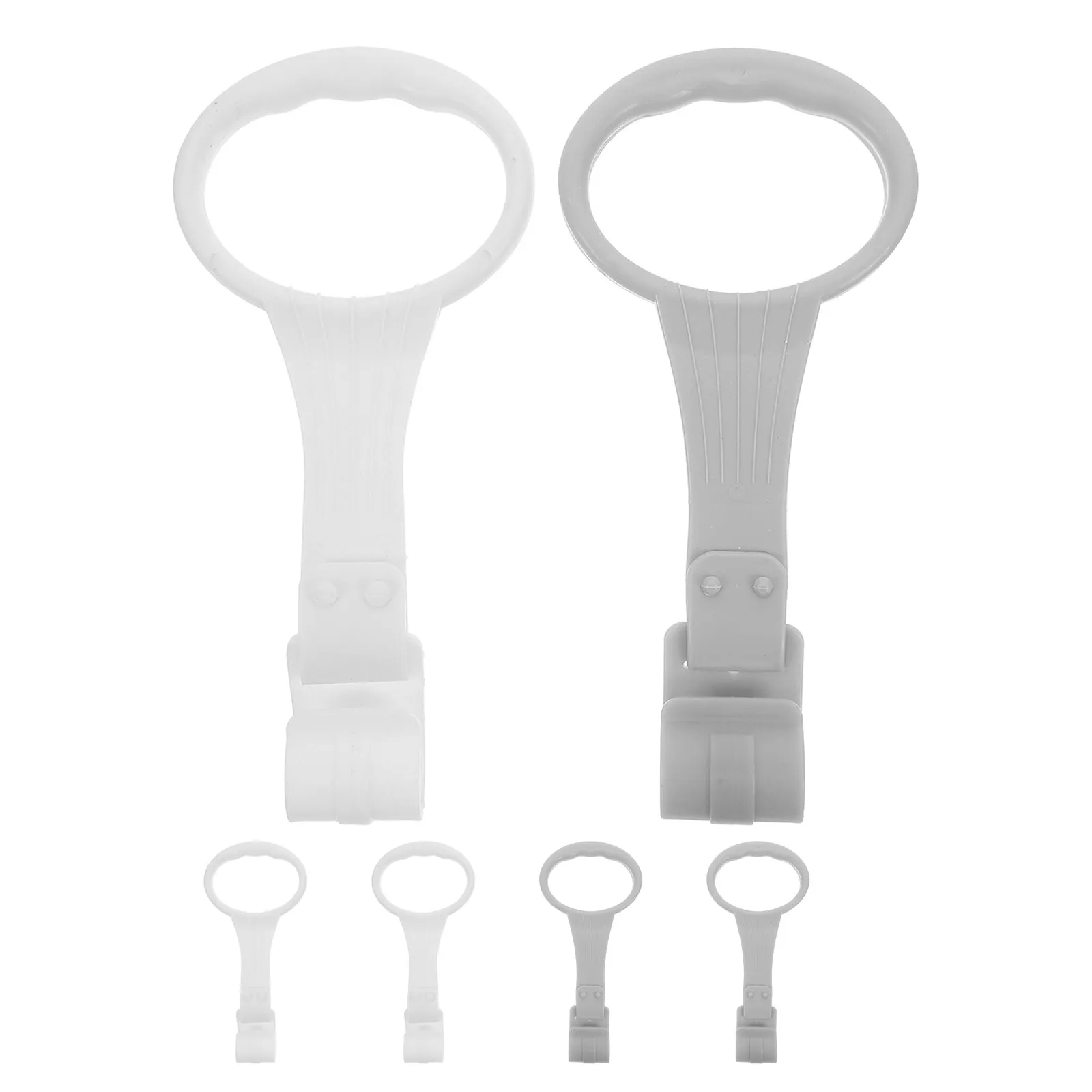 6Pcs Baby Pull Up Rings Portable Playpen Accessories Crib Grip Handles Infant Exercise Walking Assistant Stand Support