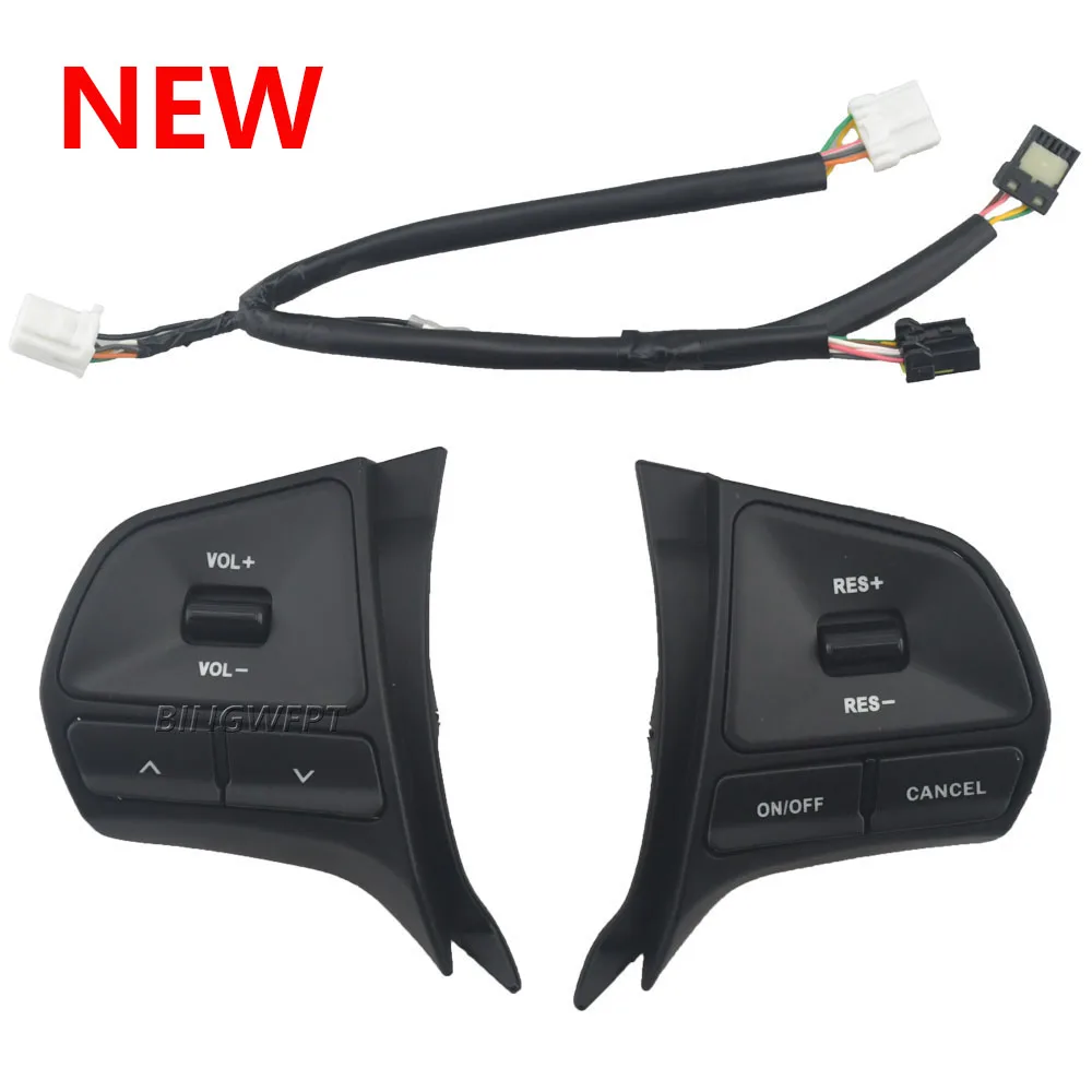 Brandnew Steering Wheel Buttons For KIA Rio 2011 2012 2013 2014 Cruise Control Remote Volume Bluetooth Car Switches