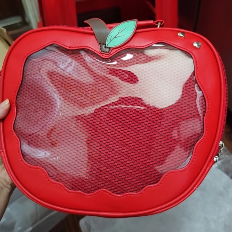 Creative Tomato Carrot Apple Backpack Multiple Pockets Fruit Party Ita Bag Plush Soft Backpacks Large Capacity Shoulder Bags