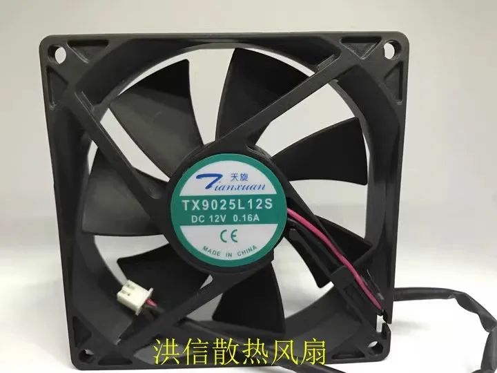 

Бесплатная доставка Совершенно новый TX9025L12S dc12в 0.16A 9 см 9025 90*25 мм охлаждающий вентилятор