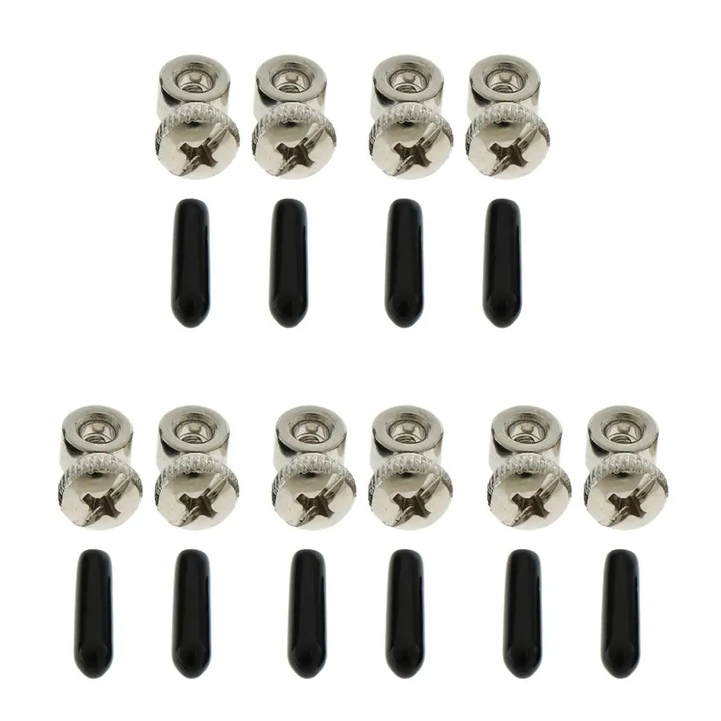 5 Sets Replacement Screws End Caps for Speed Cable Jump Skipping Ropes Cables Accessories Parts Components