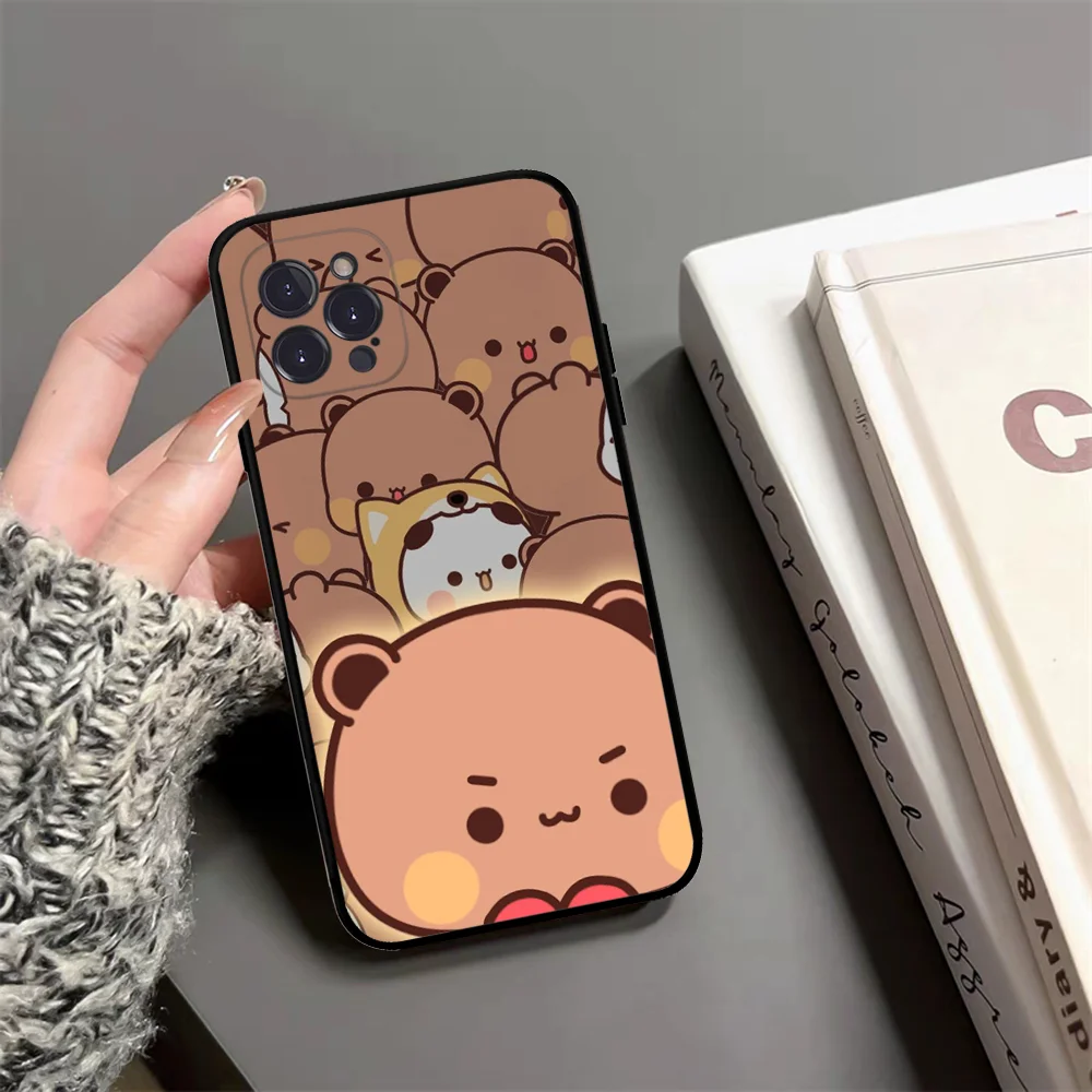 BUBU DUDU Cartoon Phone Case Silicone Soft For Iphone 15 14 13 12 11 Pro Mini XS MAX 8 7 6 Plus X XS XR Cover