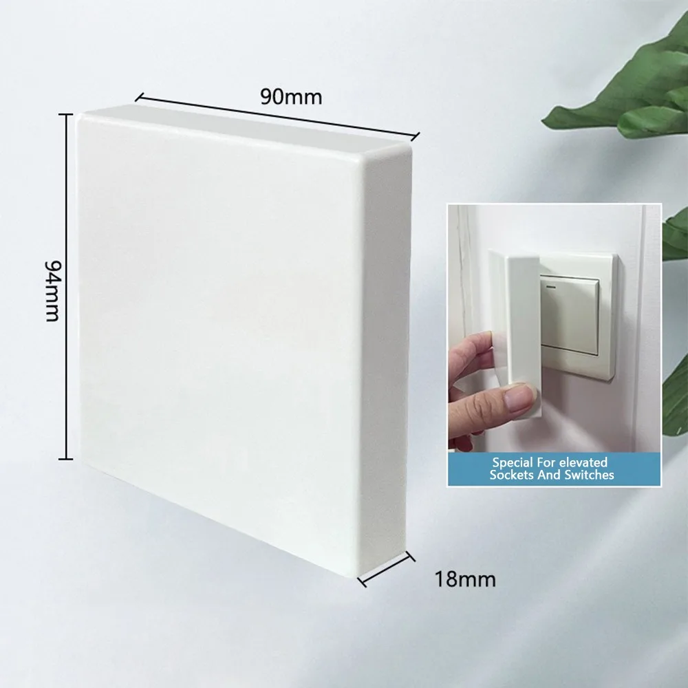 Home Hardware ABS Switch Cover Ultra-thin 86 Type Decorative Panel Plate Panel Decor Cover