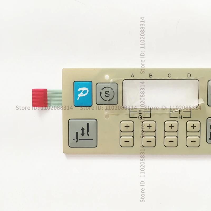 QIXING QD682 Split Sewing Machine Control Box Operation Panel Sheet Board Membrane Keypad Switch Paper Sticker Industrial Sewing