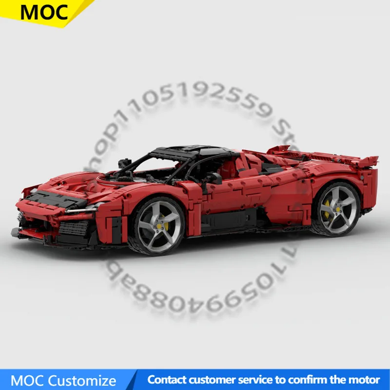 5117 Uds Speed King F80 MOC personalizar bloque de construcción Modular diseño creativo juguete educativo de aprendizaje DIY juguete para regalo de Navidad