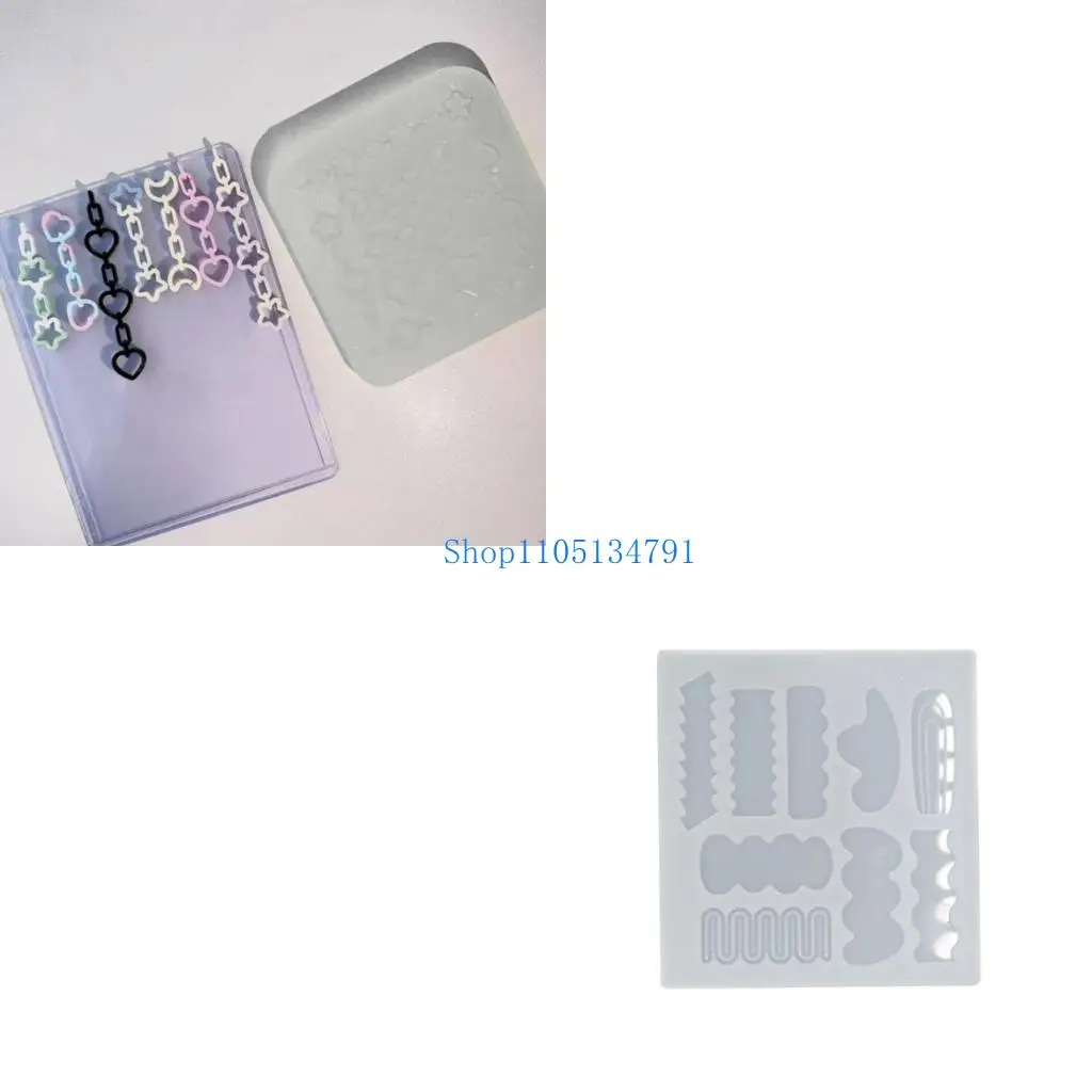

Flexible Silicone Resin Molds Silicone Jewelry Making Mold DIY Pendant Moulds for DIY Crafts and Phone Case Decorations