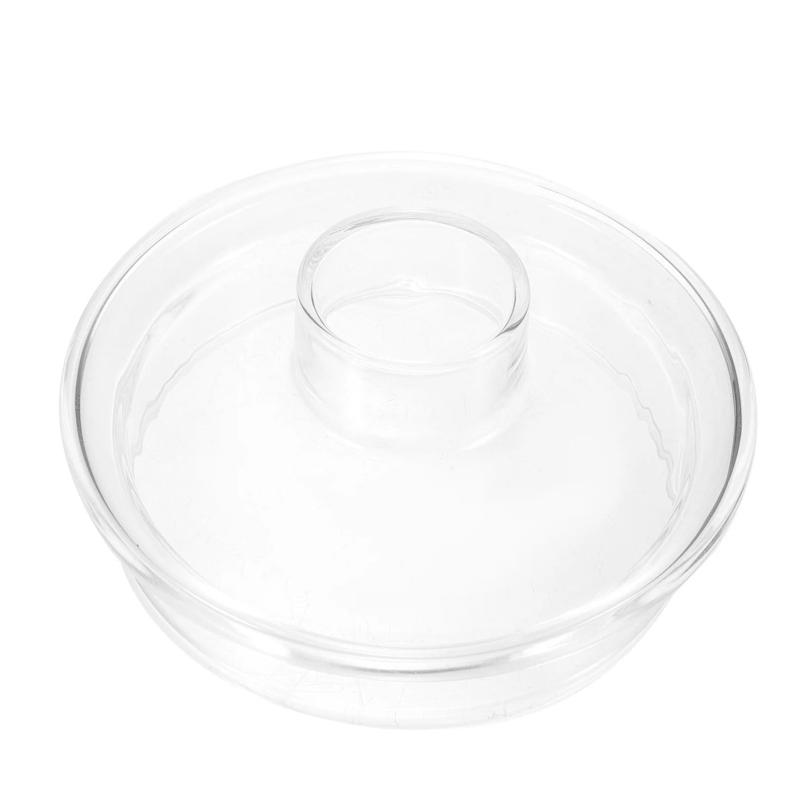 

Replacement Glass Lid for Teapot Clear High Borosilicate Tea Kettle Cover with Sturdy Handle Scratch Resistant Round Corner Fit