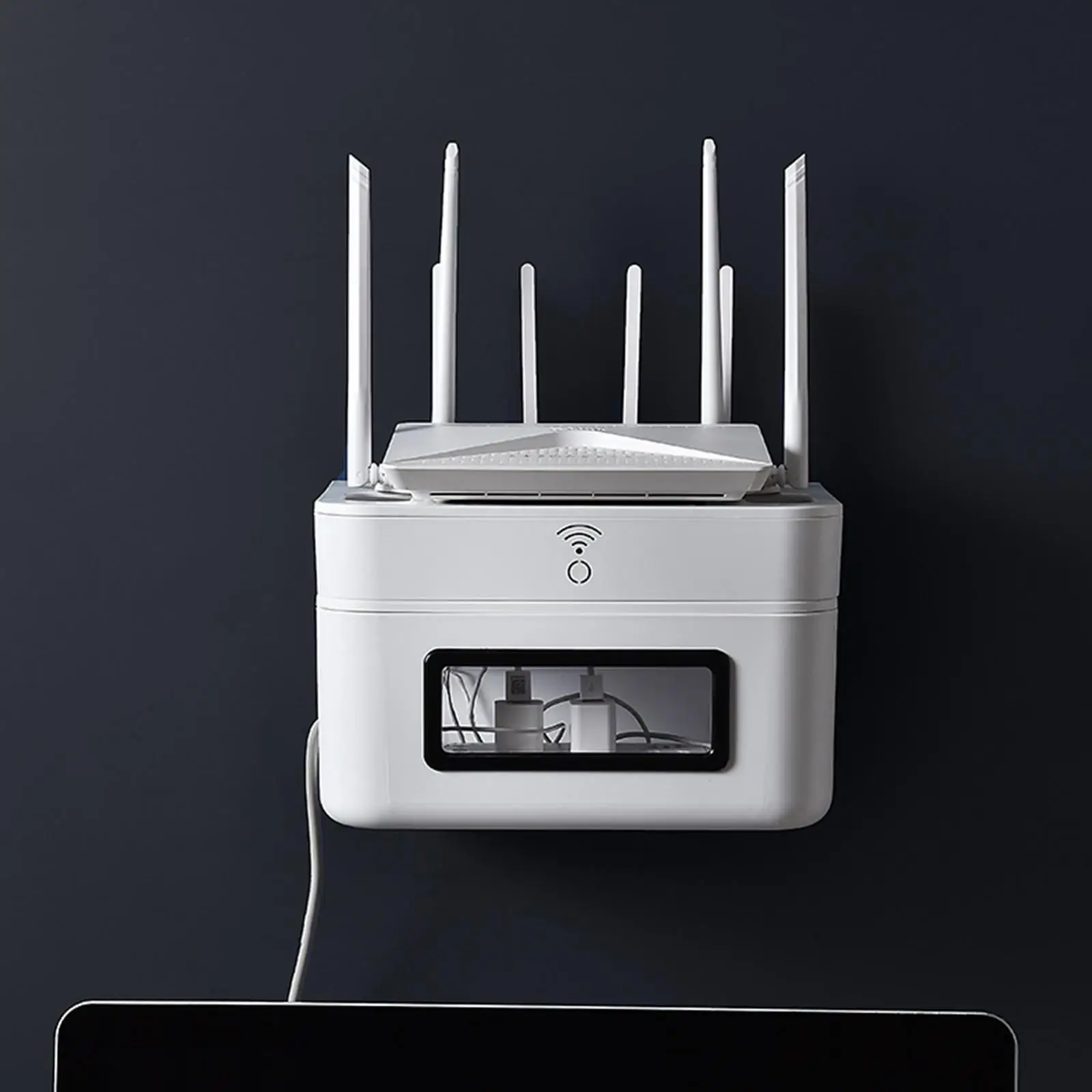 Storage Organizer Hanging Accessories Cord Organizer for and home Router