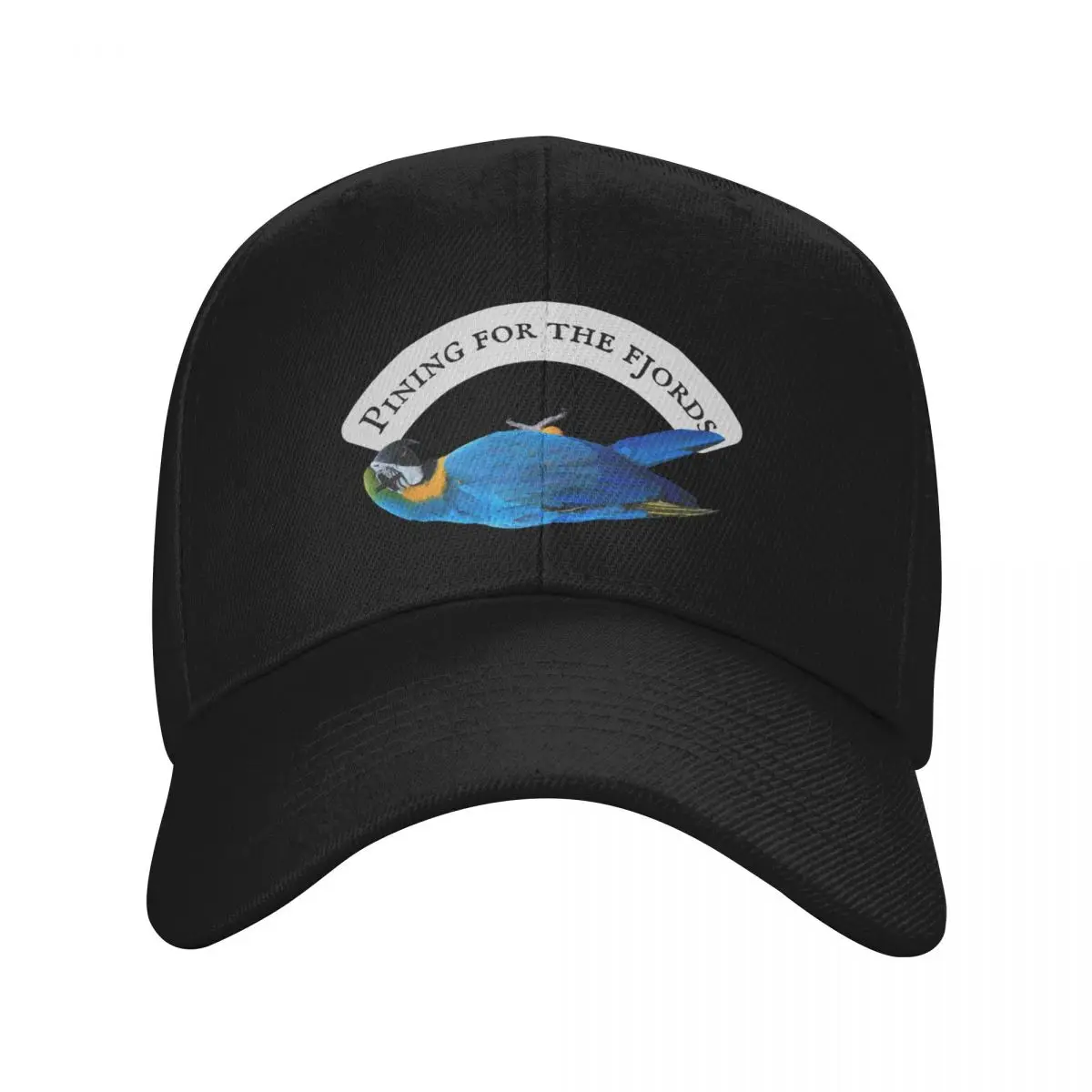 

Pining for the Fjords Dead Deceased Parrot Bird Baseball Cap Military Tactical Cap Winter hat fishing hat Men's Baseball Women's