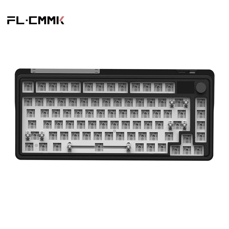 

FL·ESPORTS CMK75 Three-mode Mechanical Keyboard Kit Full-Key Hot Swap 81Key Type-C Wired Bluetooth 2.4G Wireless Gaming Keyboard