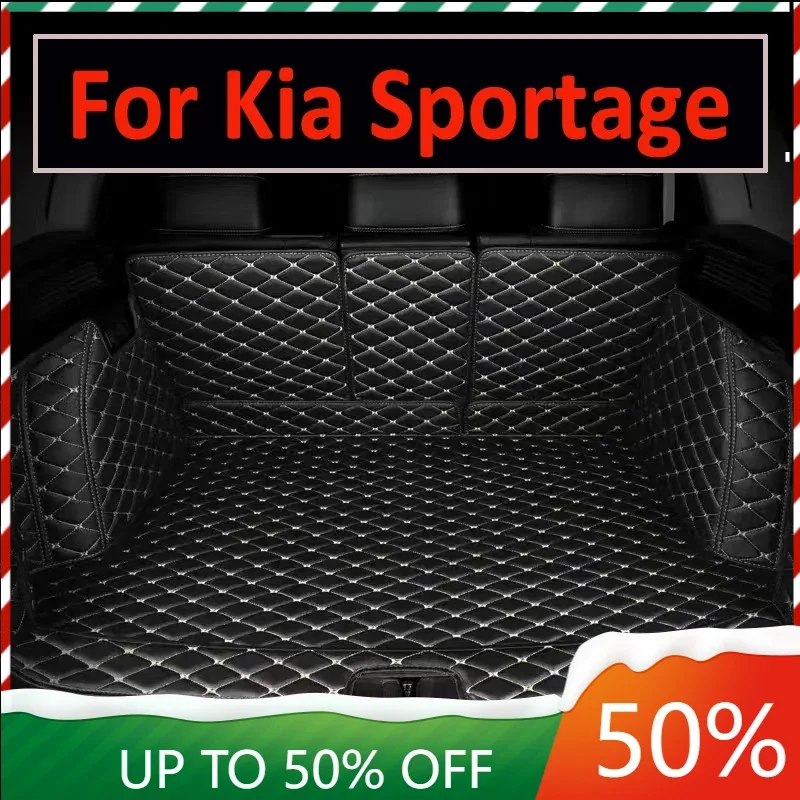 

The Trunk Cargo Leather Liner Car Boot Liner Cargo Compartment Floor Carpet Mud For Kia Sportage 2007-2019