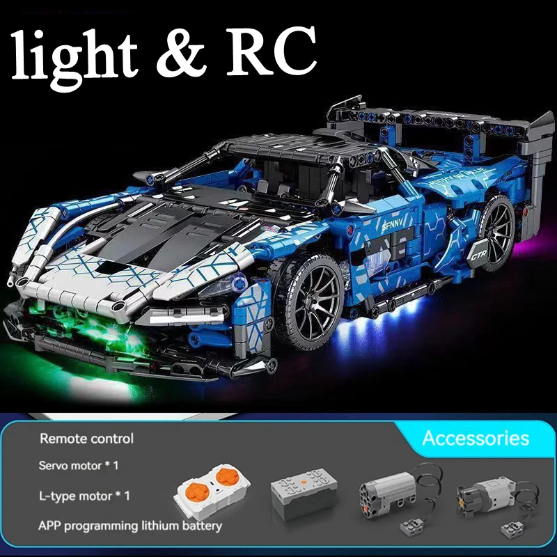 Technical Building Blocks 1400PCS Model Racing Sport Car City Mechanical Speed Vehicle Supercar Brick Puzzle Toys Kid Adult Gift