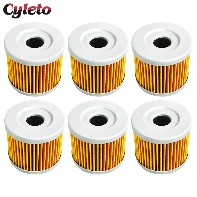 2/4/6 pcs Cyleto Oil Filter For Suzuki DF15 DF15MS DF15ML DF15EL DF15ES DF15RL 15HP DF9.9ML DF9.9MS DF9.9RL 9.9HP 1997-2006