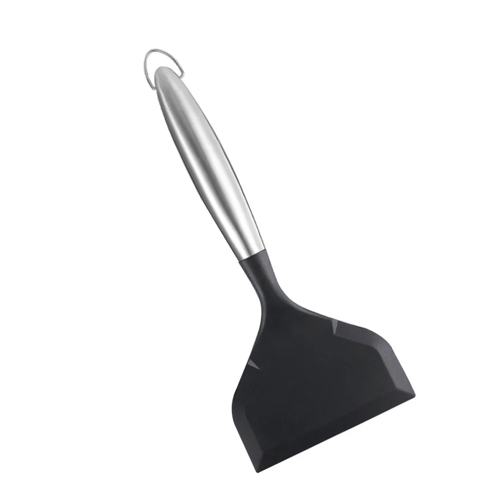 Stainless Steel Wok Spatula Kitchen Gadget Easy to Clean Suitable for Home and Commercial Use Silicone Spatula