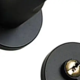 Black Finish Interior Door Lock Set with Upgraded Quiet Mechanism and Manganese Steel Handle for Home Installation