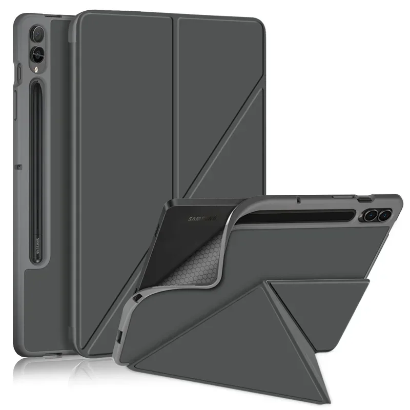 Y-Fold Cover for Samsung Galaxy Tab S10 Plus 12.4'' Smart Case Pencil Holder Magnetic Funda for Galaxy Tab S10+ SM-X820 SM-X826B