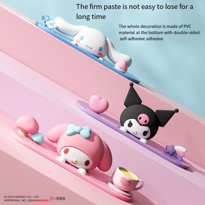 Sanrio Car Interior Decorations Doll Console Accessories Kawaii Cartoon Car Decorations My Melody Kuromi Car Accessories Gifts
