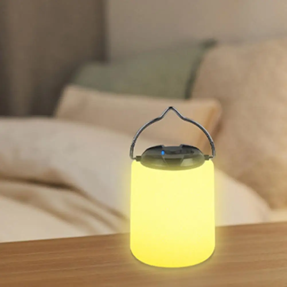 Bedside Light  Functional with Handle IP6 Waterproof  Kids Bedside Night Light Camping Accessory