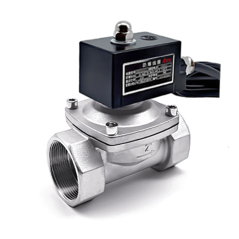 

2" Normally Closed Explosion Solenoid Valve DN50 304 Stainless Steel Solenoid Valves For Gas