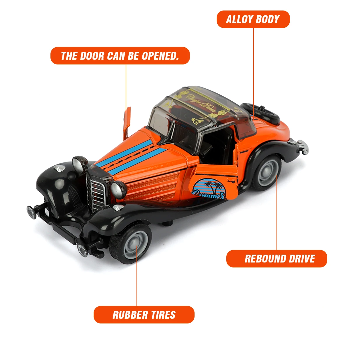 1:32 Vehicle Model Super Classic Pull Back Toy Car Educational Collection Door Open Car Model Gift Gift Car for Audi