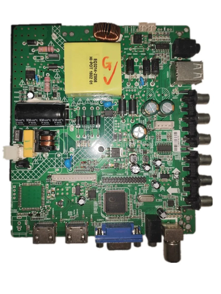 Freies verschiffen! DP.V56RL.813.G.1.PA Drei-in-one TV motherboard 48-55V 600MA arbeits gute