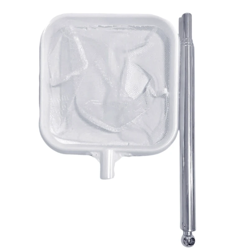 Fish Net for Fish Tanks Telescopic Rod with Removable Head for Catching Shrimp, Commercial Use Telescopic