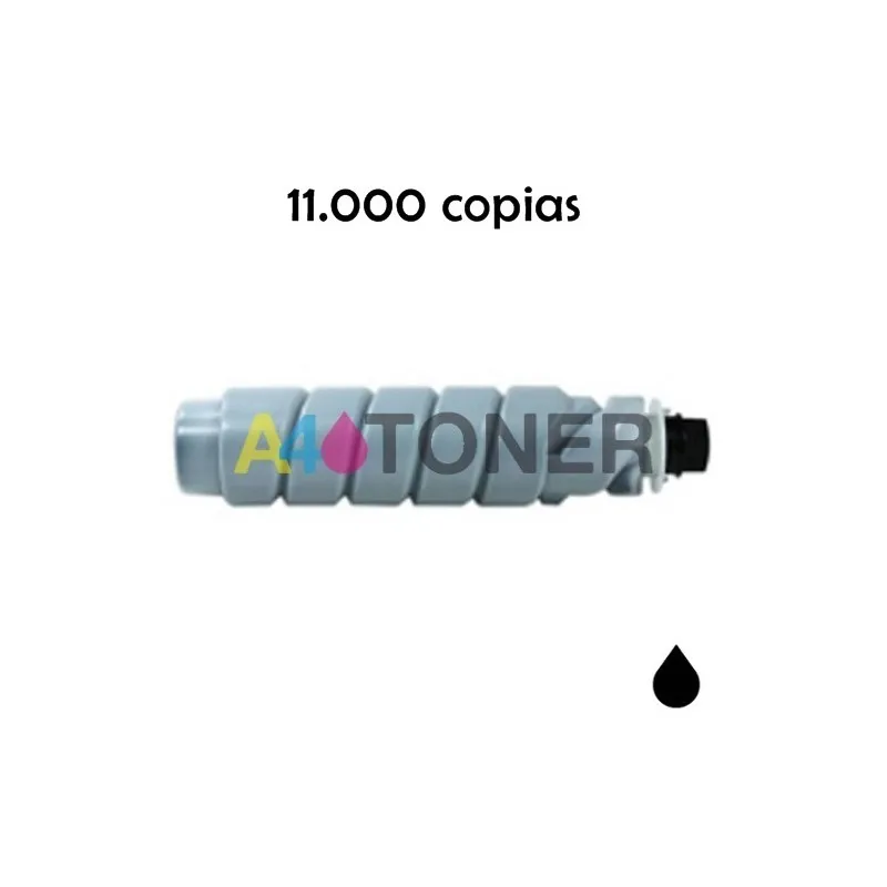 Alternative Toner TYPE-2220D replaces original toner Ricoh DT43BLK / 885266 A4toner.com