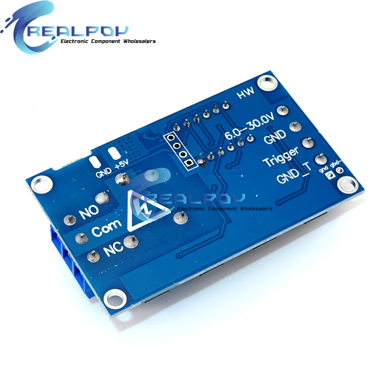 1 Channel 5V Relay 6-30V Relay Module OFF/ON Switch Trigger Time Delay Circuit Timer Cycle 999 minutes Adjustable XY-J02