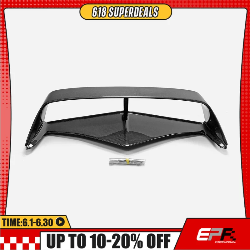 

For Evolution EVO 4 OE Type Rear Spoiler, Vehicle Rear Aerodynamic Spoiler, Exterior Mod Accessory