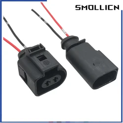 2 Pin 3.5mm Auto Waterproof Wiring Harness Socket Electrical Horn Plug 1J0973722 1717692-1 1717692-6 With Wire
