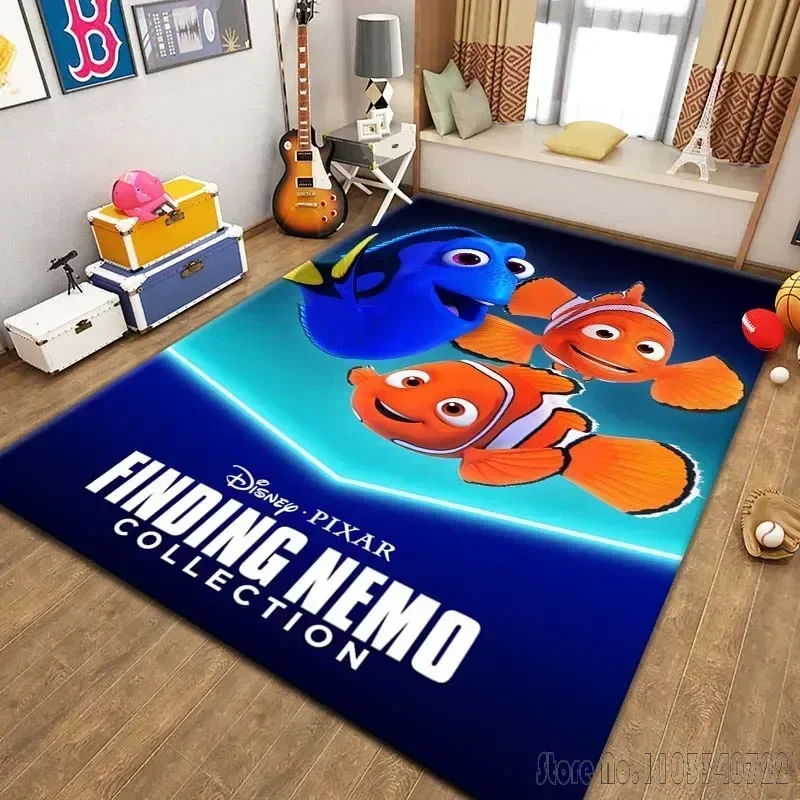 Kids for Playroom  Finding Nemo Area Rug Carpets 80x120cm Decor for Kids Floor Mat Living Room Children's Bedroom