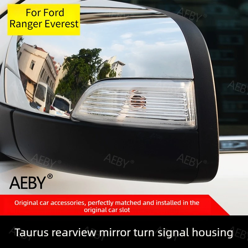 For Ford Ranger Everest 2015-2021 Rear view mirror cover matte black rear view mirror housing cover,Reversing mirror rear cover