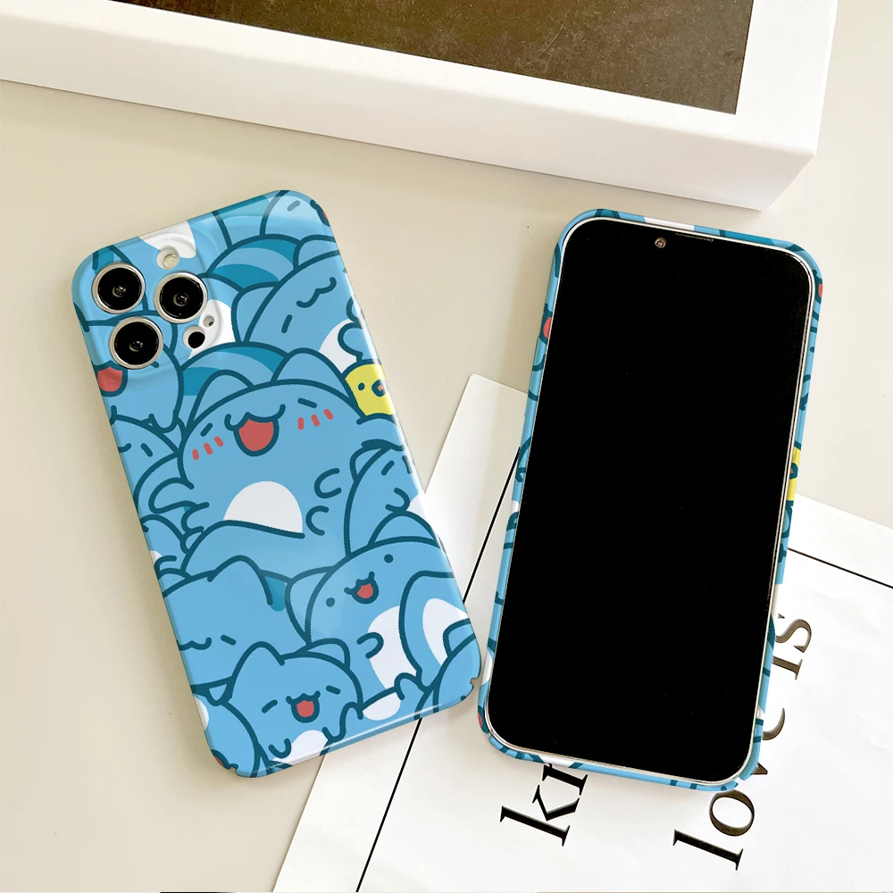 Cartoon B-Bugcat Cute CapooS Phone Case For Samsung S23 22 21 Fe Ultra Plus A04 33 5G All-inclusive Glossy Hard Cover Film Shell