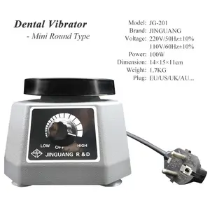 Zahnpibrator Rundplatte, kleiner Gips, Schüttelfrost mit variabler Intensität, einstellbare Geschwindigkeit, Vibrationstisch, Gypsm -Geräte 6 Hauptverkaufsvibrationsplatte - №2