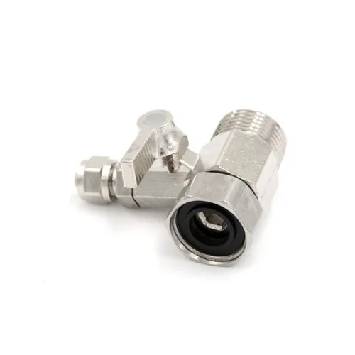 

* Hot Sale Feed Water Filter Purifier Adapter 1/2'' to 1/4'' Ball Valve Faucet Tap Safe Water purifier valve Brass pure copper