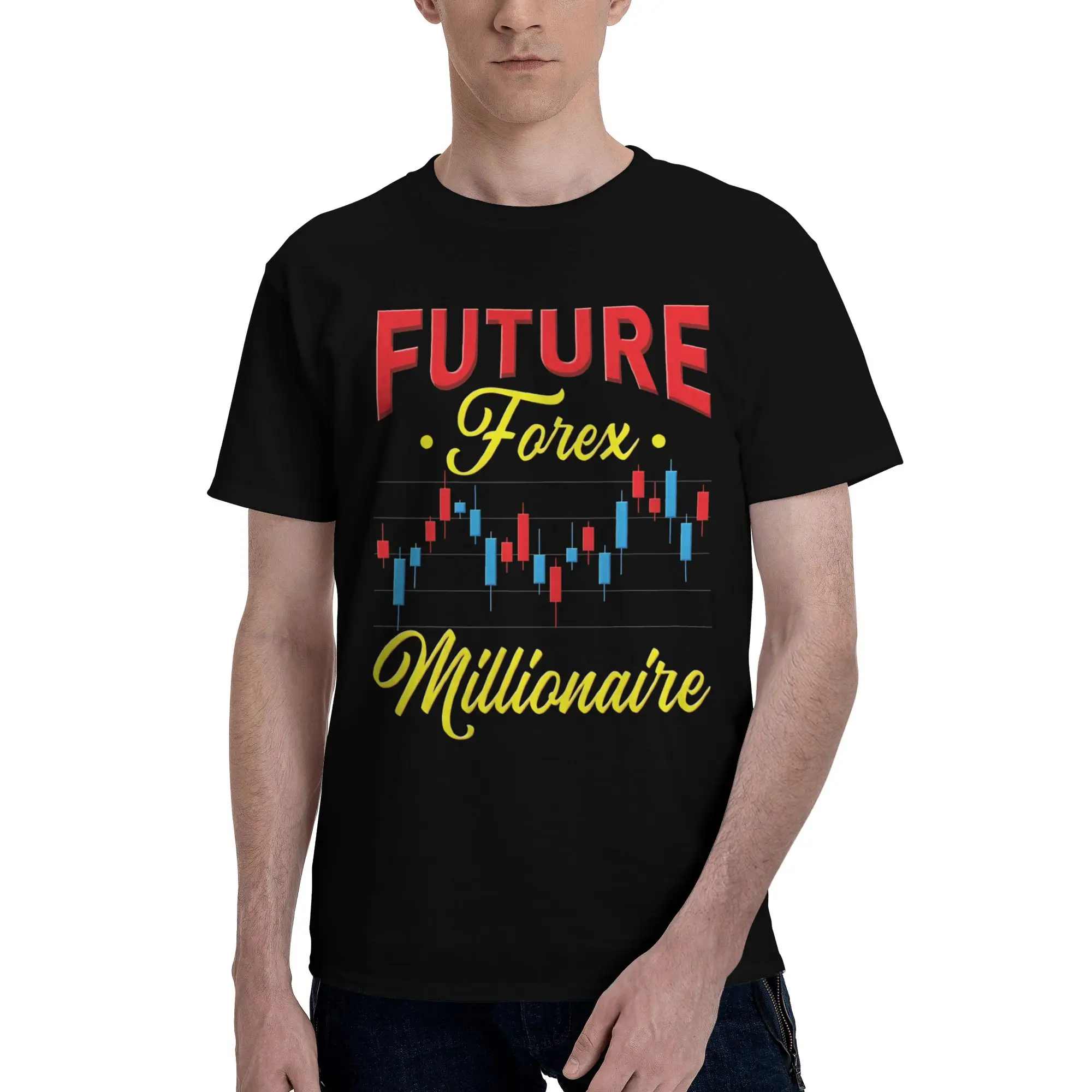Future Forex Millionaire Chart New Arrival T Shirt Men Women  Pure Cotton  Tee Shirt Clothes