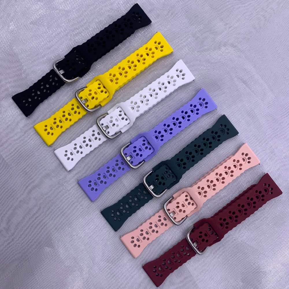 Lace Silicone Strap For Garmin Venu 3 2/Vivoactive 4 3/Forerunner 265 255 55 20mm 22mm Smart Watch Band Bracelet For Women Girls image 6
