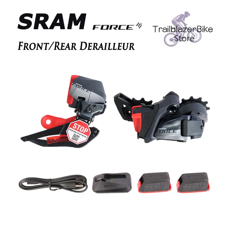 

SRAM FORCE ETAP AXS 2x12 12 Speed Front & Rear Derailleur Electronic Wireless Road Bike Bicycle Parts