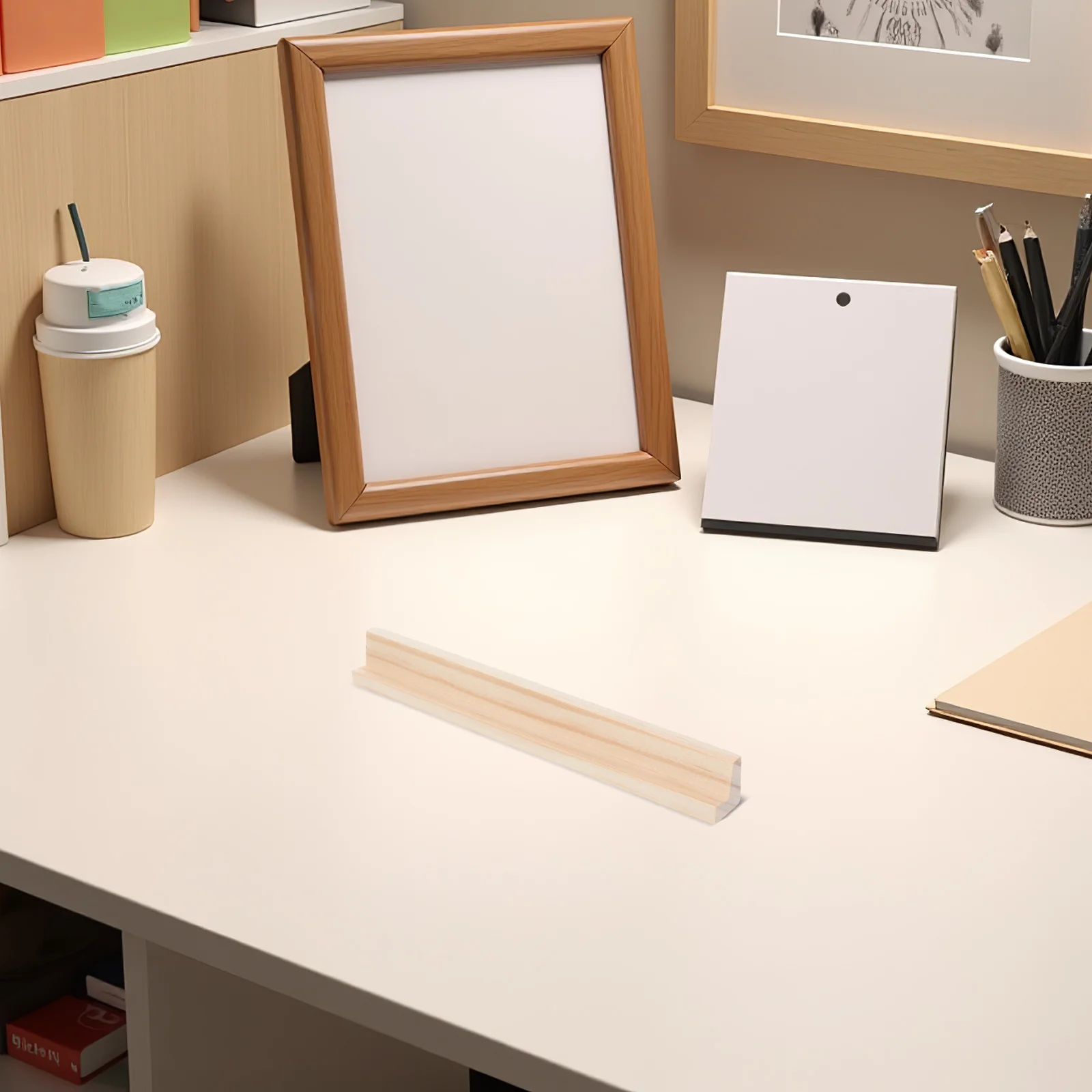 4pcs Wooden Tiles Premium Material Lightweight Durable Easy Hold Long-Term Use Domino Holders Wooden Domino Trays Desktop Racks