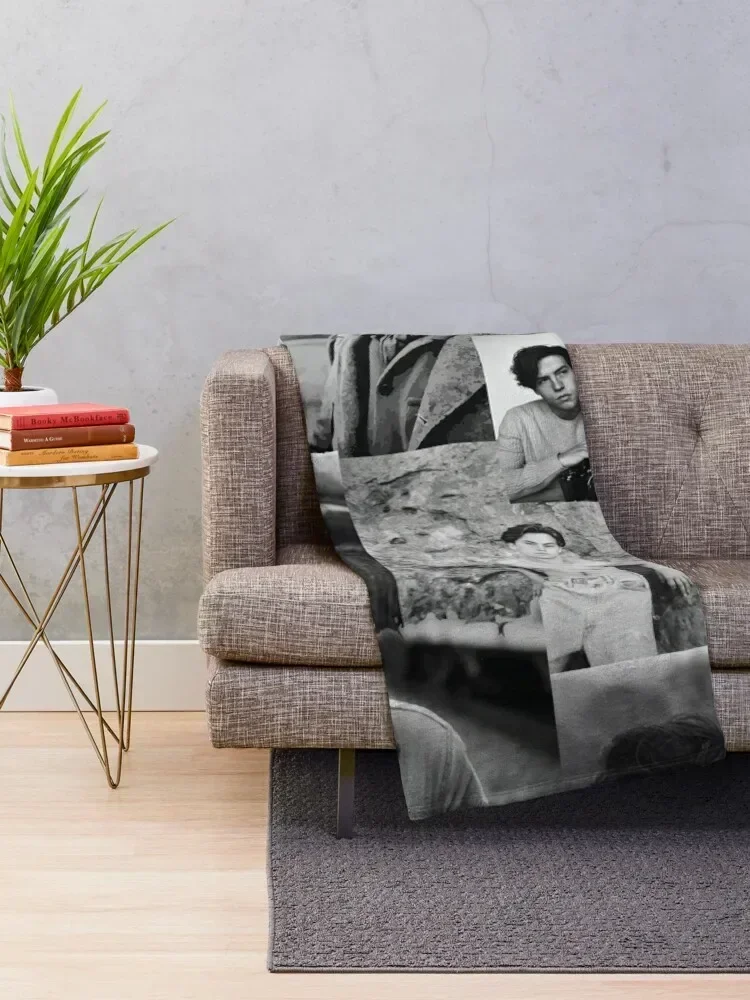 Cole Sprouse Throw Blanket for sofa Fashion Sofas Blankets